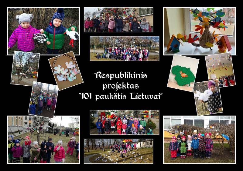 101 paukštis Lietuvai (bendra kompozicija)